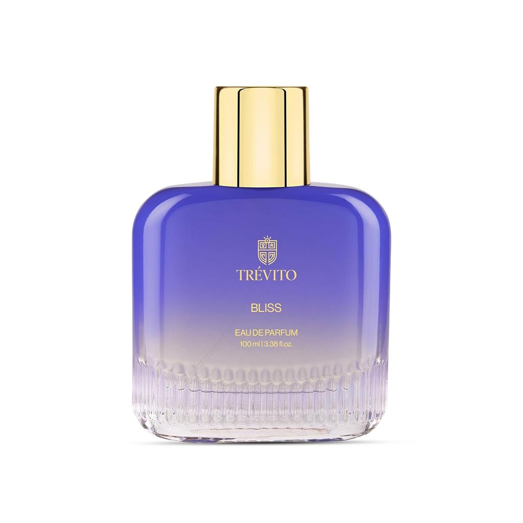 TRÉVITO Bliss Парфюмерная вода для женщин | 100 мл | Стойкий цветочно-амбровый аромат с нотами мандарина, лаванды, жасмина, орхидеи, ванили и амбры