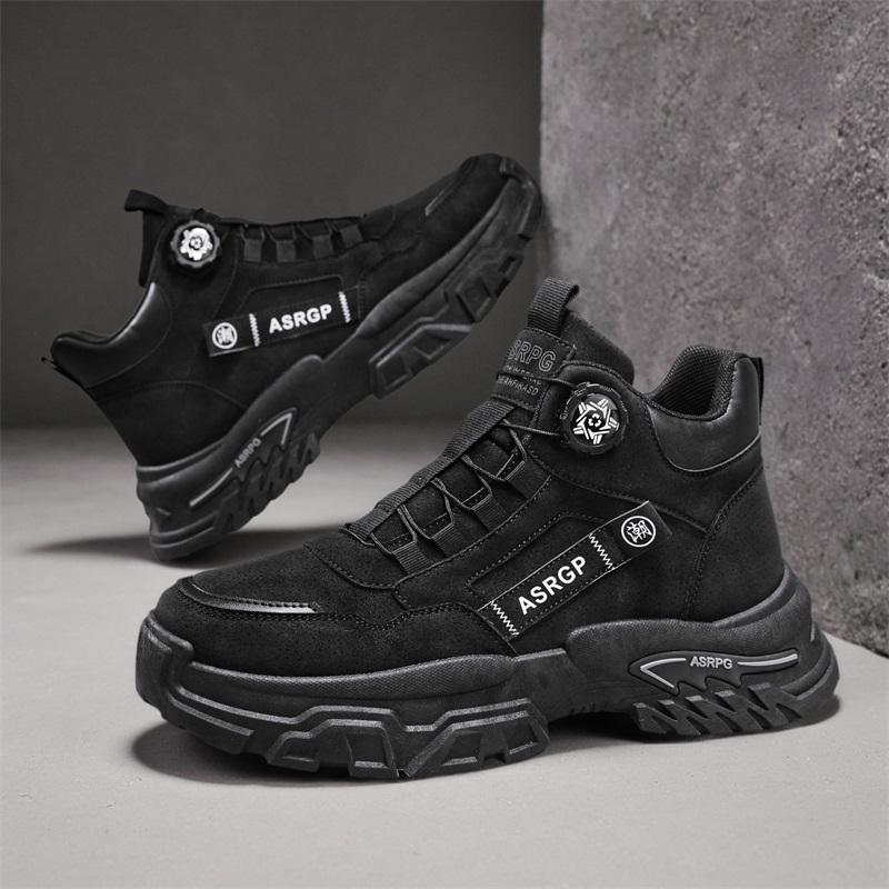 Новые мужские модные повседневные высокие спортивные туфли для студентов, удобные кроссовки на толстой подошве для мальчиков, мужские классические дышащие баскетбольные кроссовки