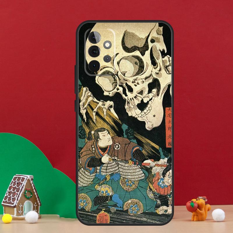 Японский чехол в стиле Укиё-э для Samsung Galaxy A17 A06 A16 A56 A36 A54 A34 A14 A52 A32 A13 A23 A33 A53 A15 A35 A55