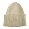 Beanie Knit Cap Cotton Wool Hat Unikko Leido Solid Light Beige [Marimekko] [Item]