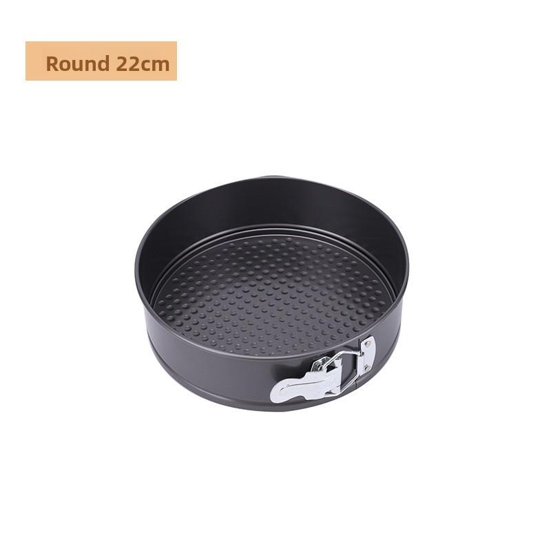 Round And Square Cake Molds Carbon Steel Nonstick Detachable Bottom For Commercial Baking