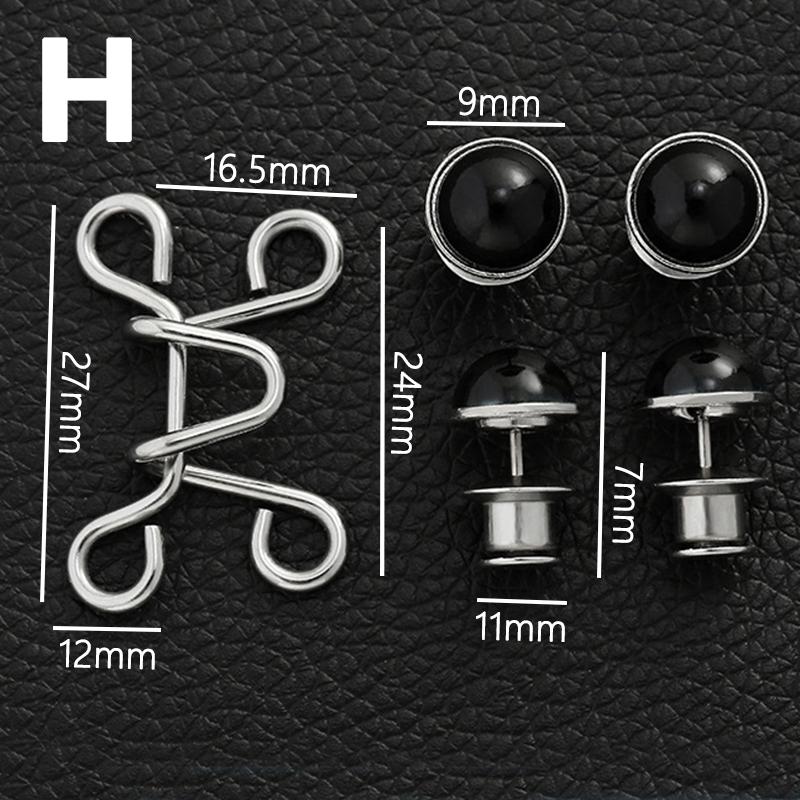 Tighten Waist Artifact Nail-free Adjustable Snap Waist Buckle Detachable Brooch Fixed Button