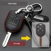 Leather Car Key Fob Case Cover Holder For FORD FOCUS FUSION EDGE EXPLORER F150