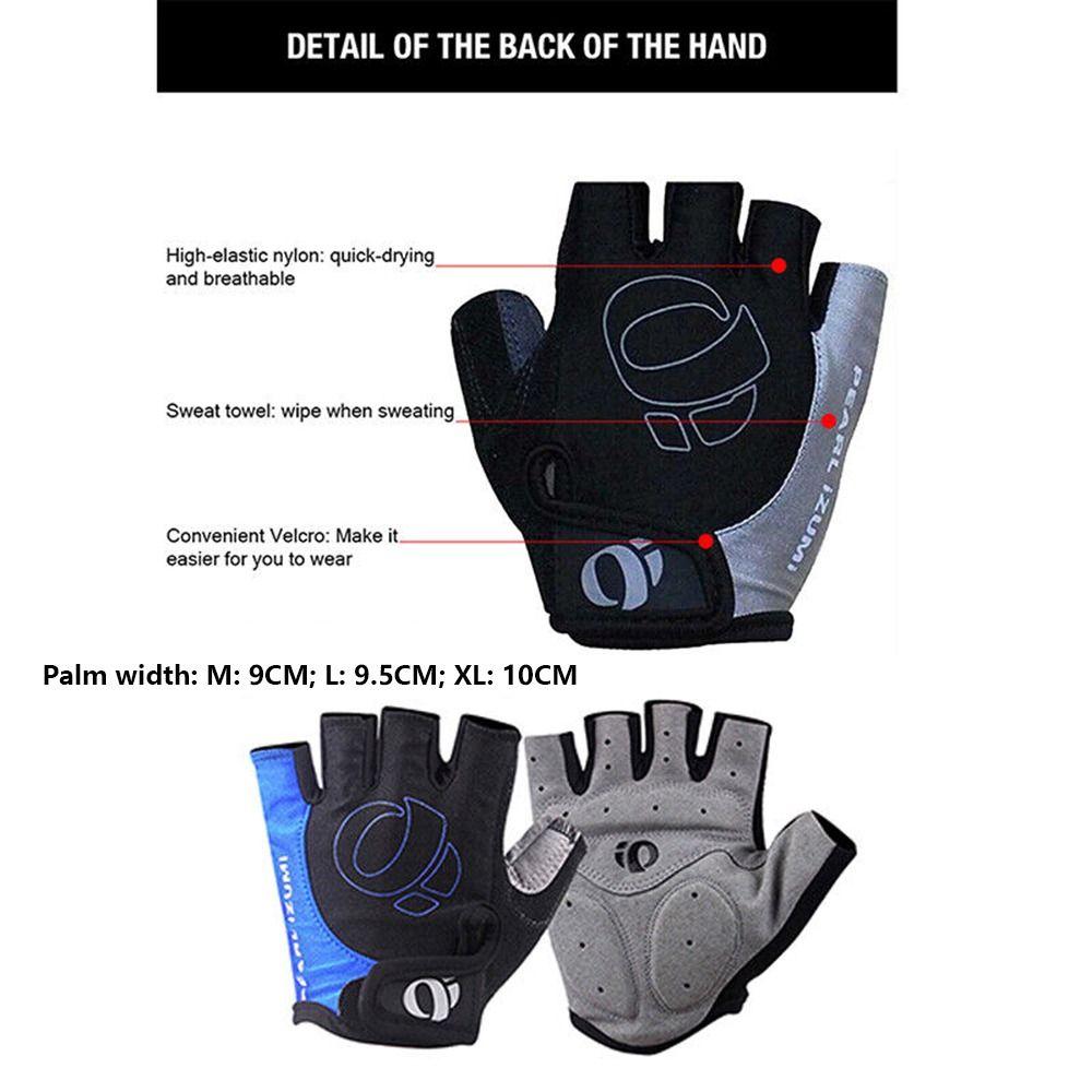 Elasticity Riding Gloves Half Finger Sports Gloves High Quality Cycling Gloves Men