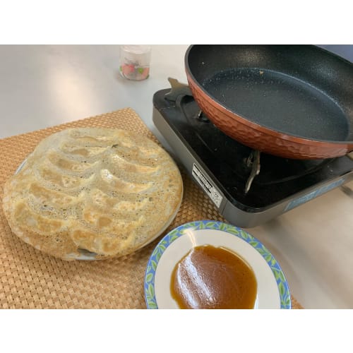 Taniguchi Metal Hammered Forged Frying Pan, 28cm, Gas Stove Only, Thick Bottom, Non-Stick, PFOS & PFOA Free