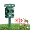BOMORI Animal Cat Ultrasonic Bird Animal Pest Cat Dog Rodent USB Solar 3000mAh Large Capacity Long Standby 5 Repellent Infrared IP68 Powerful LED