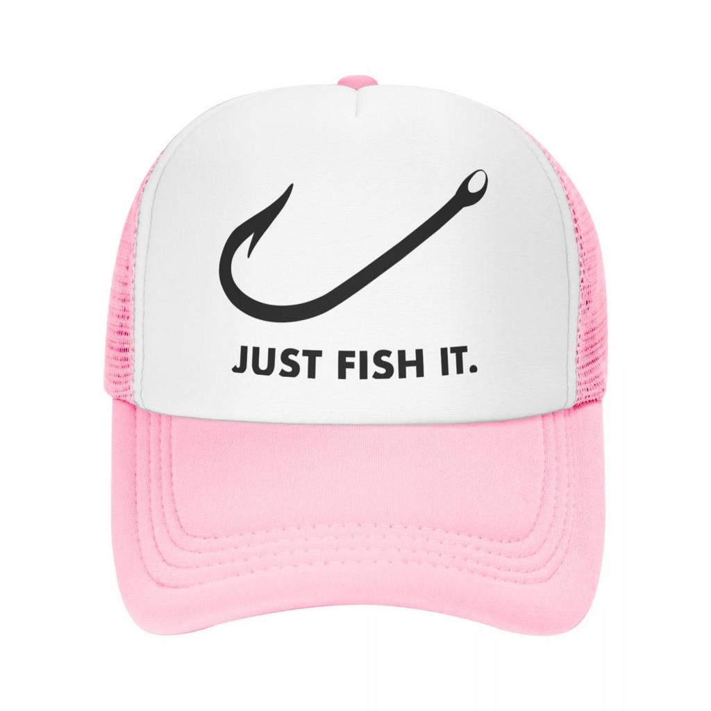 Панк унисекс забавная рыбалка Just Fish It шляпа дальнобойщика для взрослых рыбак подарок регулируемая бейсболка WoUnisex унисекс уличные шляпы Snapback