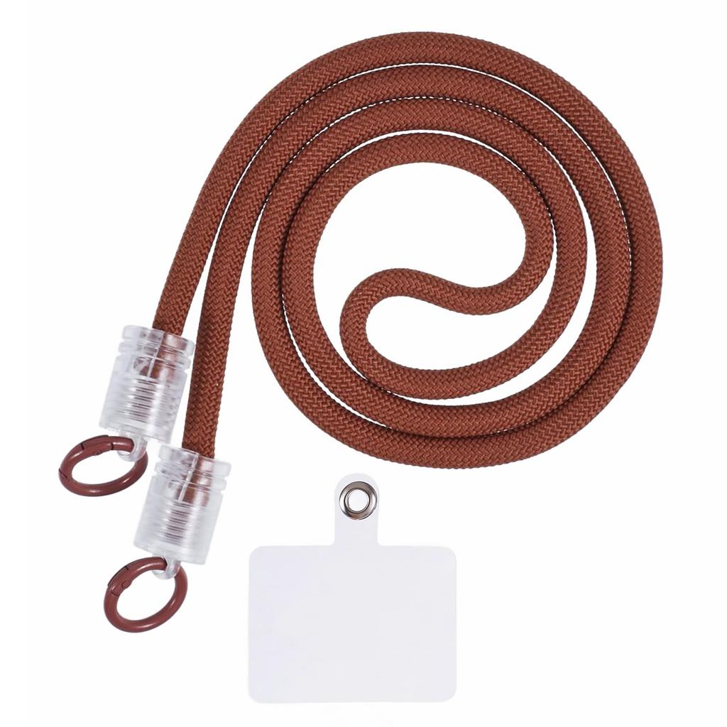 120cm Phone Lanyard 7mm Buckle Mobile Phone Carrying Strap with Tether Tab