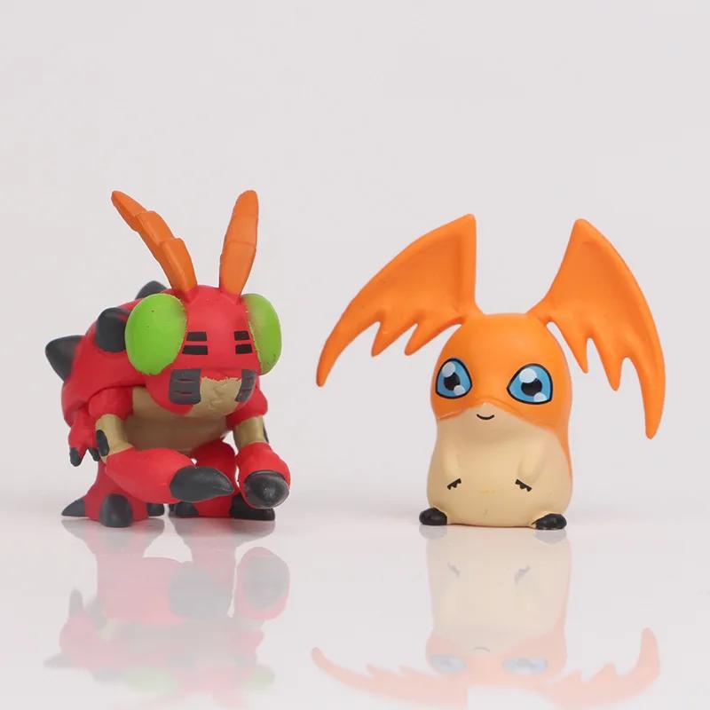 9-piece Digimon Digital Monster Toy Model Cute Action Character Model Toy