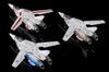 PLAMAX The Super Dimension Fortress Macross PX07 VF 1A Fighter Valkyrie Vermilion Platoon Genus Hayao Scale Assembly Type Plastic Model 1/72
