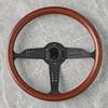 14Inch GRAND PRIX JDM Classic Wood Steering Wheel Universal ABS Racing Sport Steering Wheel Car Accessories