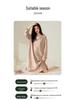 Velvet Nightgown for Women: Cozy, Skin-Friendly Mid-Length Cashmere Sweater Pajamas for Autumn/Winter - Wear Indoors or Out.