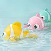 Детские водные игрушки, Рыба-клоун может двигаться и бегать, Детские развивающие игрушки, С заводным механизмом, Детские игрушки для ванной, Пусть ваш ребенок наслаждается купанием