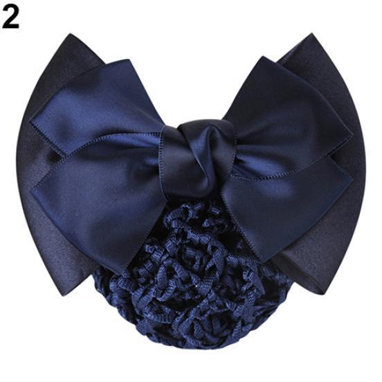 Women's Professional Hair Clip Hair Clip Bow Knot Scarf Hair Net Hair Ornaments