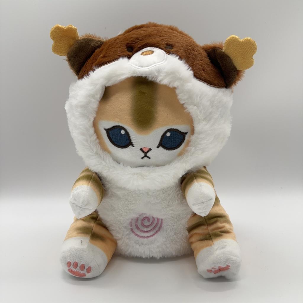 Breathing Stress Relief Toy Dress-Up Cat Calming Shark & Raccoon Plush Doll with PP Cotton Filling 31cm-50cm for 14+ Years