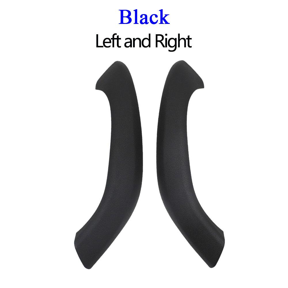 LHD RHD Внутренняя дверь автомобиля Черный Бежевый Карбон Левая и правая ручка Наружная крышка Замена накладки для BMW X1 X2 F48 F49