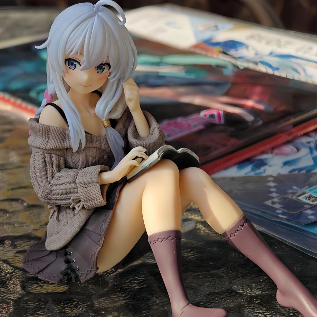 10 см Путешествие Элайны Блуждающая Ведьма Аниме Фигурка Действия ПВХ Модель Кукла Коллекционная Игрушка Подарок