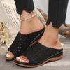 Summer Women's Casual Slippers, Fashionable Shoes, Flat Shoes, Travel Shoes, Beach Shoes