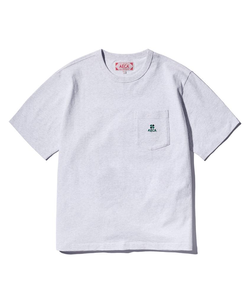 AECA (унисекс) Повседневная футболка Aeca Clover с карманом (7Color)