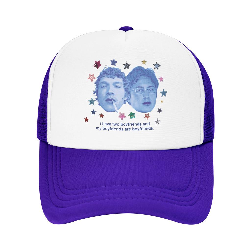 Heated Rivalry I have two boyfriends Ilya Rozanov Shane Hollander Trucker Caps Unisex Dad Hat Trucker Caps Mesh Baseball Cap