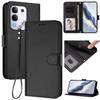 For Vivo T4x 5G/vivo Y300t 5G/vivo iQOO Z10x 5G/vivo Y29 4G Leather Case Wallet Stand Phone Cover with Wrist Strap