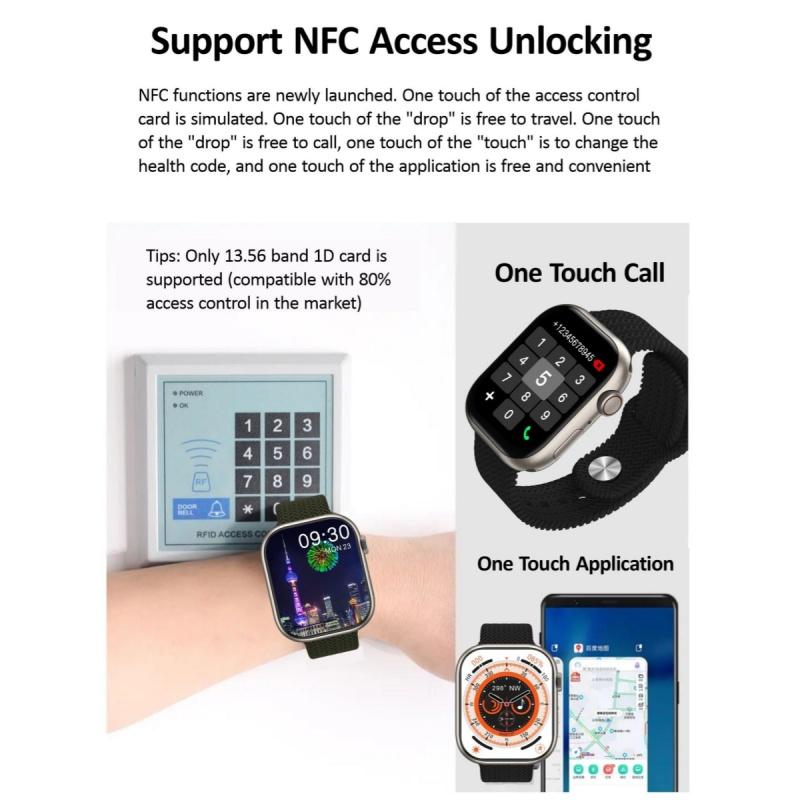 Rainbuvvy HK9 Pro Браслет Смарт-часы 2,02 дюйма OLED 410x494 LC11S BT 5.1 IP67 Водонепроницаемый Поддержка Bluetooth Вызовы Отслеживание Шагов Мониторинг Сна