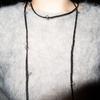 Real Hairy Scarf Black Piercing