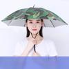 Fishing Umbrella Cap Large Head Mounted, Dual-Purpose Umbrella Cap For Both Rain And Light, Top Sunshade And Sun Protection Cap