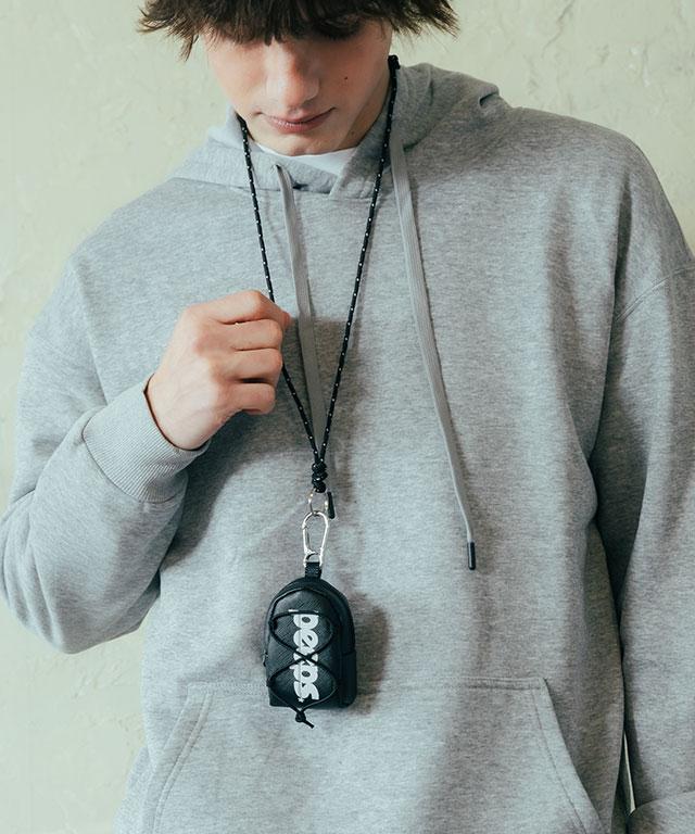 Мини-рюкзак-кошелек Peeps(черный)
