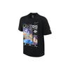 Courtside Los Angeles Lakers Print Crew Neck Short Sleeve T-Shirt Men Tops Black FB9876-010