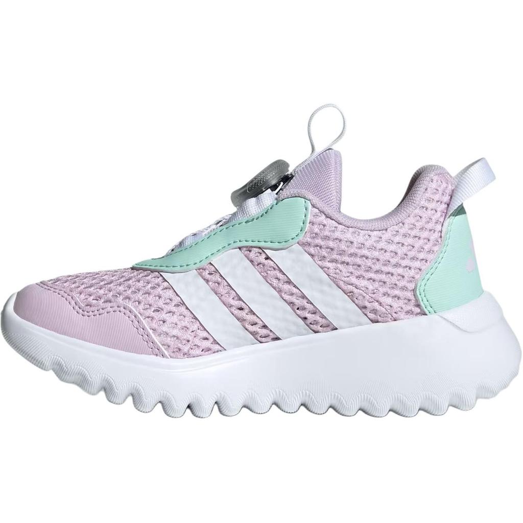 Adidas Activeflex Boa 4.0 Comfortable Soft Non-Slip Wear-Resistant Low-Top Casual Shoes Kids Sneakers Purple IH8727