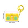 Retro Recording Key Ring Bag Hanging Small Speaker Key Holder Tape Recorder Pendant  Birthday Gifts