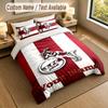 Bedding Set 1 Duvet Cover 2 Pillowcases FC Köln Print Soft Bed Linen Bedroom Decor