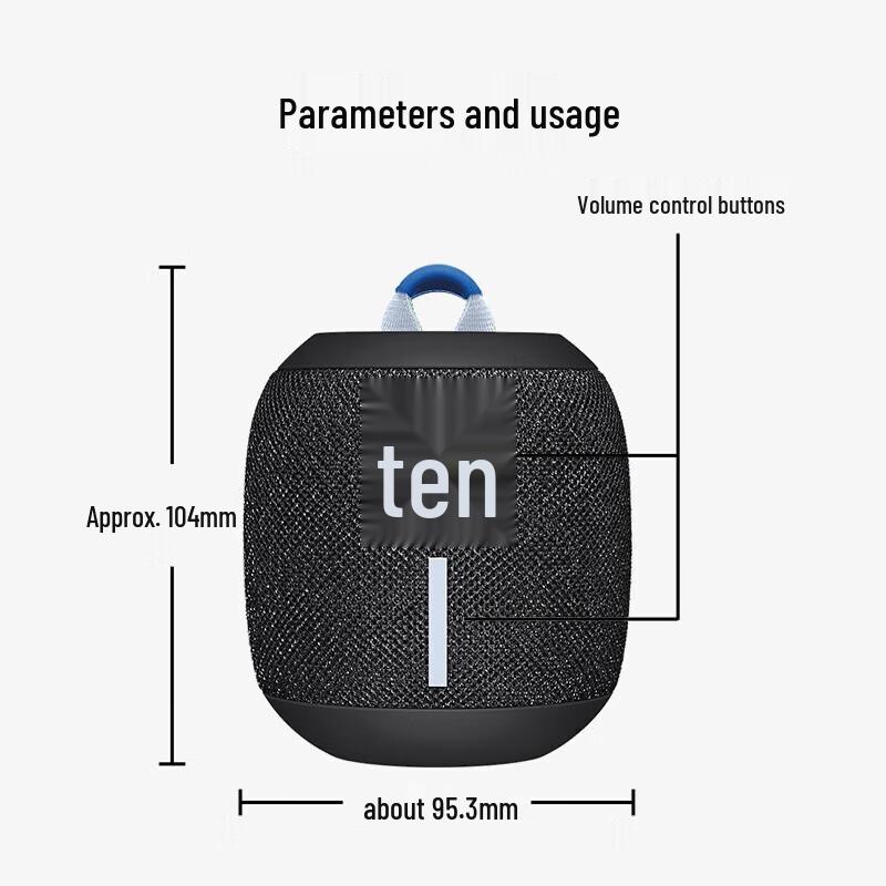 Беспроводная портативная Bluetooth-колонка Logitech UE WONDERBOOM 3, штекер CN (адаптер в комплекте) (Китайская версия)
