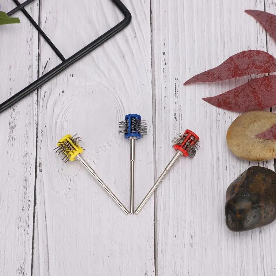 Профессиональные текстурирующие щетки с ручкой, полировальная зернистость, матовая проволочная щетка, полировальная зернистость для ювелирных изделий, инструменты для изготовления ювелирных изделий своими руками