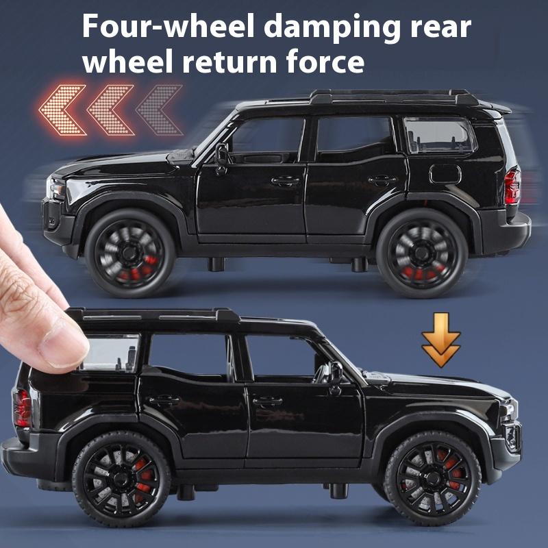 FAJC5 1:32 TOYOTA PRADO Land Cruiser Off Road Vehicle Metal Alloy Diecast Model Car Outdoor Display Collectibles Decorative Gift Boy