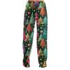 Женская повседневная мода Женские спортивные домашние рождественские пижамные брюки Длинные брюки