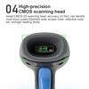 1D/2D Barcode Reader USB Wired/Wireless 2.4G WIFI Bluetooth Handheld Bar Code QR Code Scanner CMOS Image High-speed Decoding