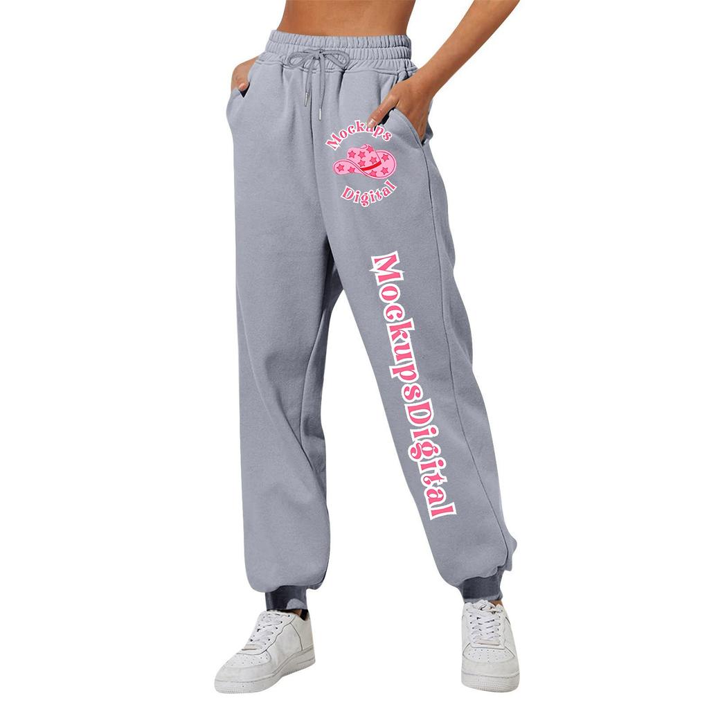 Женские повседневные модные спортивные штаны с мелким принтом повседневные брюки