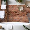 Креативная наклейка на стену с кирпичным узором, наклейка-бордюр, самоклеящиеся обои с кирпичным узором, водонепроницаемые и влагостойкие, обои для ремонта