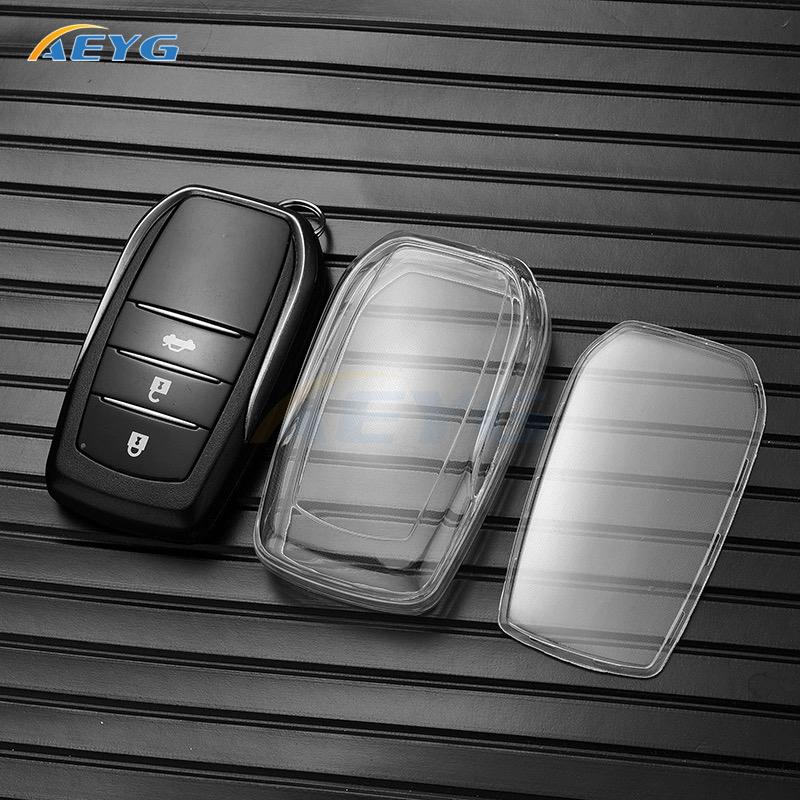 ТПУ Чехол для ключа автомобиля Крышка Брелок Для Toyota CHR Hilux Fortuner Land Cruiser 200 Camry Corolla Crown RAV4 Highlander Брелок