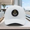 Freemason Logo Adjustable Baseball Cap Lightweight Unisex Printed Hat For Outdoor Weddings Parties