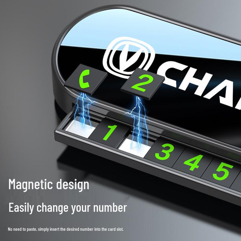 Временный номерной знак для парковки Changan CS75 PLUS/CS55 - Лазерный скрытый