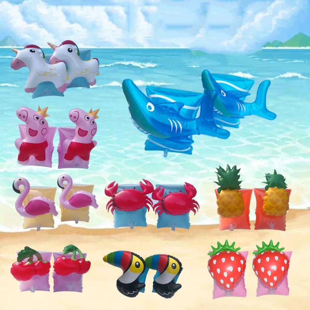 1Pair Children Arm Swimming Ring Inflatable Pool Float Safety Training Tool For Swimming
