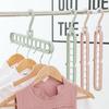 Clothes Hanger Closet Organizer Space Saving Hanger Multi-port Clothing Rack Plastic Scarf Cabide Storage Hangers for Clothes