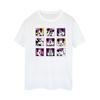 Disney Womens/Ladies Minnie Mouse Squares Cotton Boyfriend T-Shirt