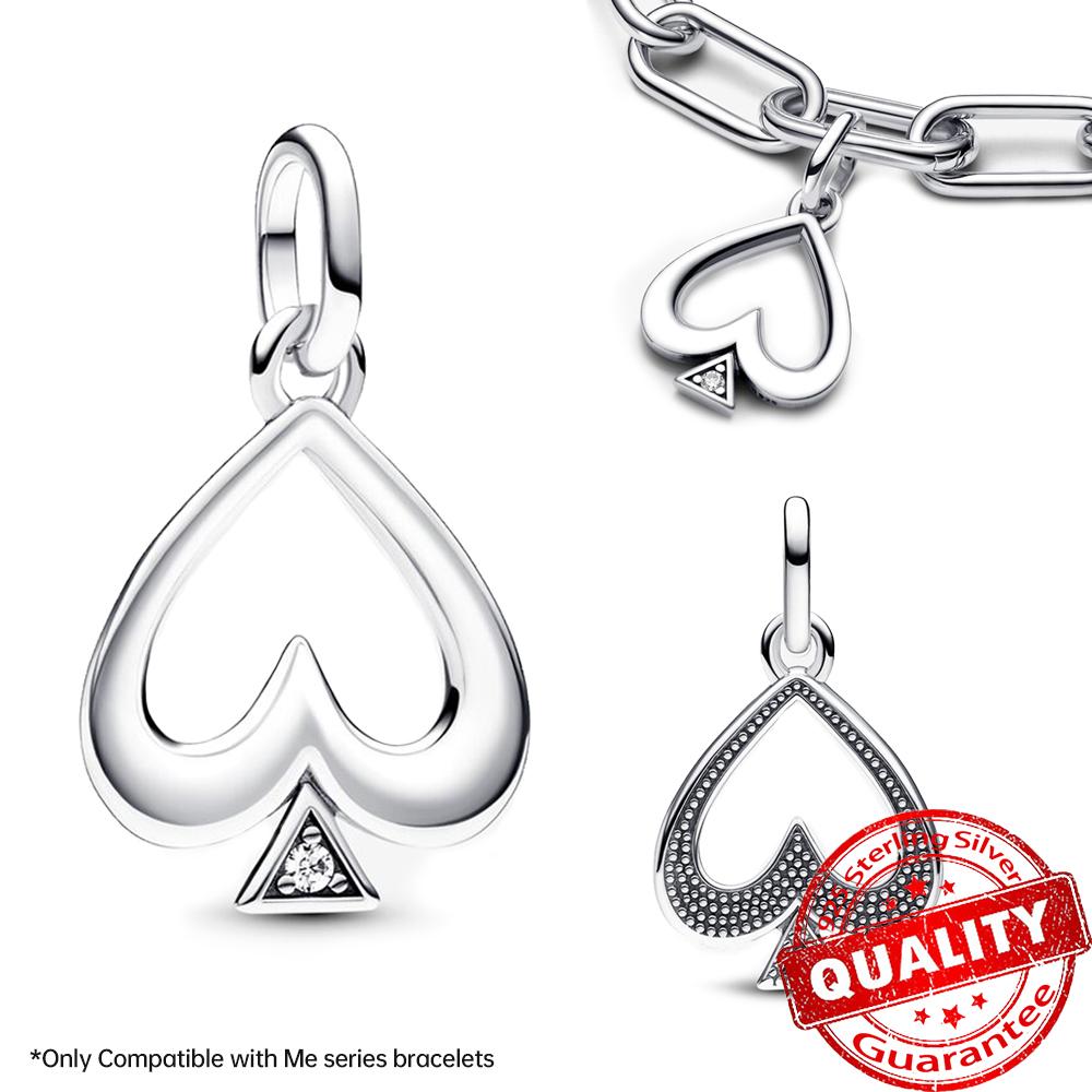 Оригинальные Медные Крылья Ангела Сердце Удача Божья Коровка Мини Подвеска Шарм Подходит для Оригинального Браслета Me для Женщин Ювелирное Изделие Подарок