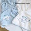 Мультяшный набор для ванны Cinnamoroll: Милое полотенце из кораллового флиса, шапочка для сушки волос, впитывающее полотенце для умывания лица и большое банное полотенце.