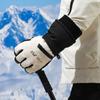 Водонепроницаемые женские лыжные перчатки, флисовые варежки для улицы, снежные зимние лыжные перчатки, женские/для девочек
