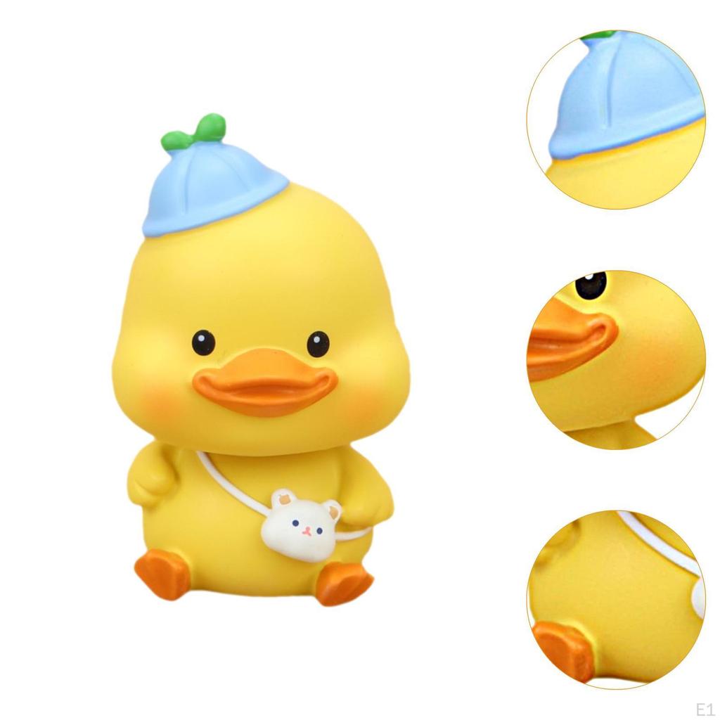 Качающаяся голова автомобиля украшения ремесла утка статуя для дома спальни офиса